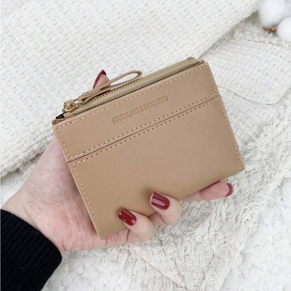 ⚠️Clearance Khaki Fold-over Wallet / Cardholder - Picture 1 of 5